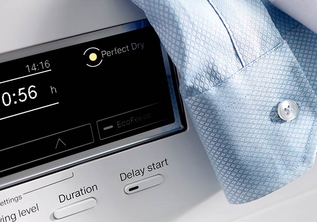 Miele T1 乾衣機，體驗輕柔觸感